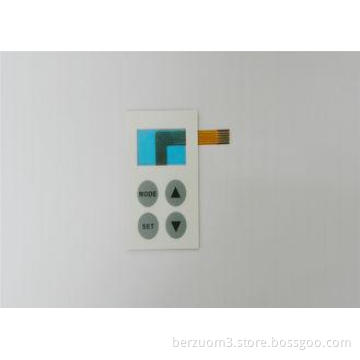 0.05 Adhesive PET Tactile Membrane Switch Panel touchscreen